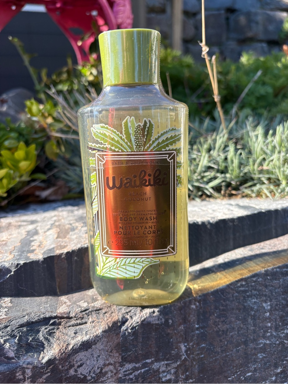 Bath & Body Works Waikiki Peach Coconut Body Wash - Green